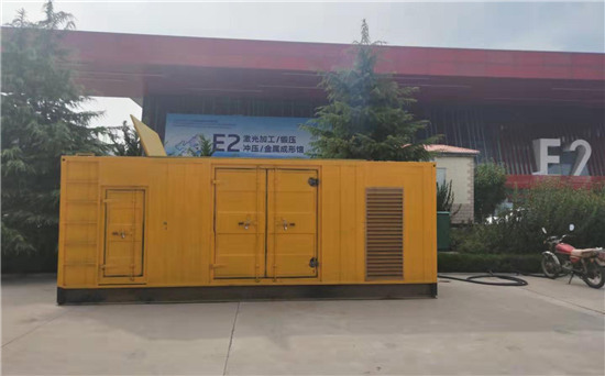 广宗1200KW发电机出租