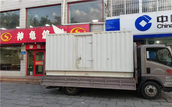 广宗出租发电机施工案例